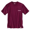 Carhartt Relaxed Fit Heavyweight Short-Sleeve Pocket Line Graphic T-Shirt, Port, 4XL, REG 105713-PRT4XLREG